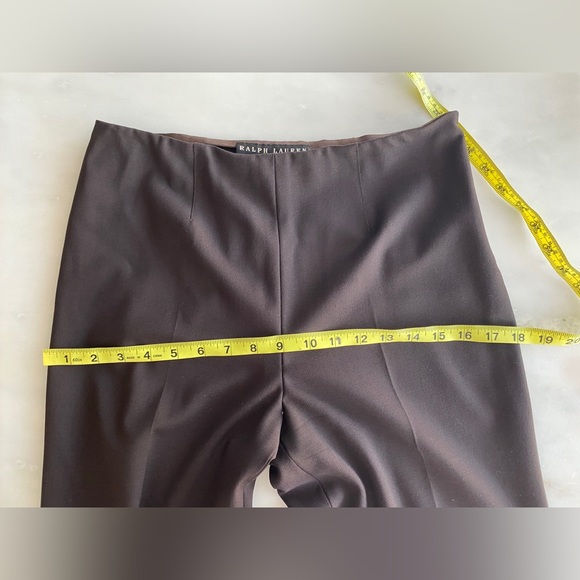 Vintage Ralph Lauren Black Label Brown Flat Front Pants - Picture 7 of 11